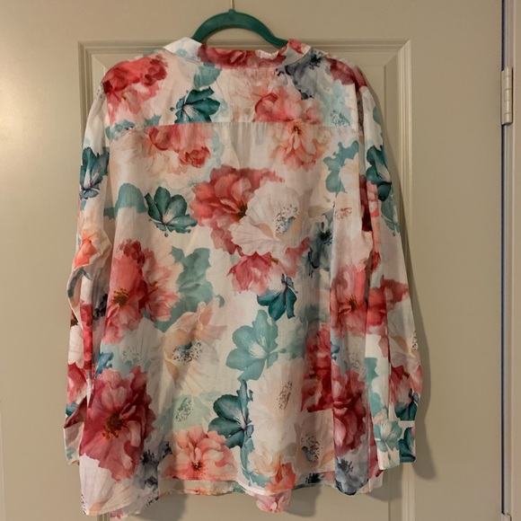 Gorgeous silk blend print shirt from Monsoon UK. - Picture 3 of 4